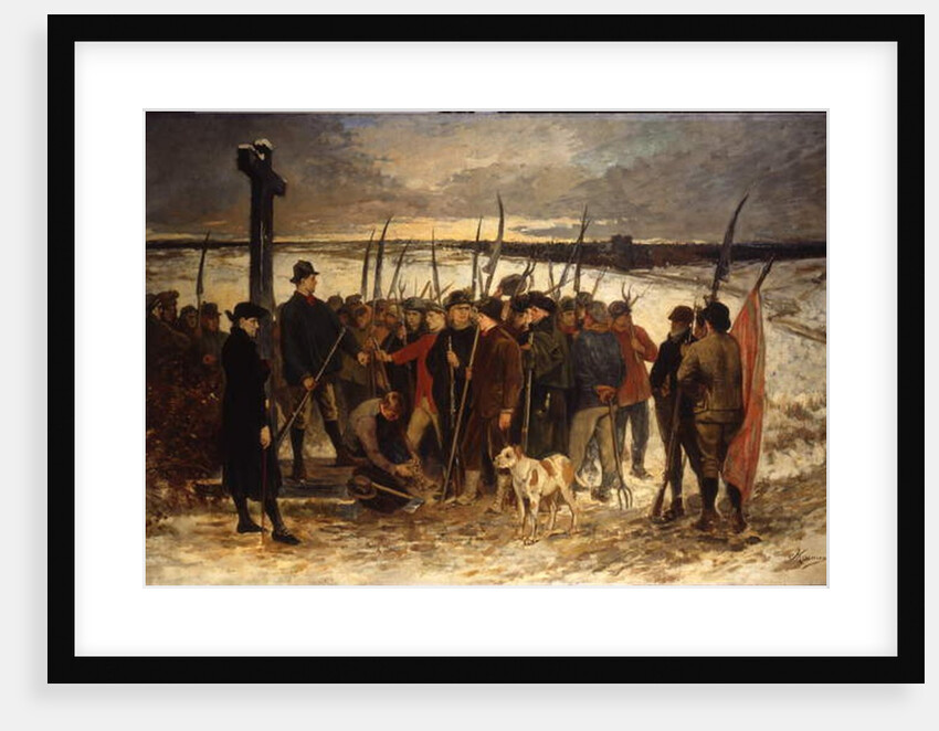 La Guerre des Paysans, c.1875 by Constantin Emile Meunier