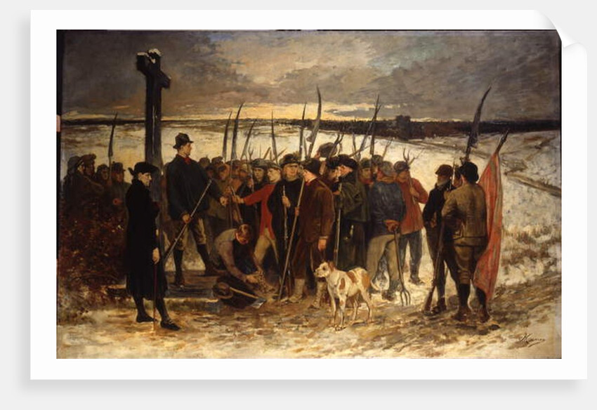 La Guerre des Paysans, c.1875 by Constantin Emile Meunier
