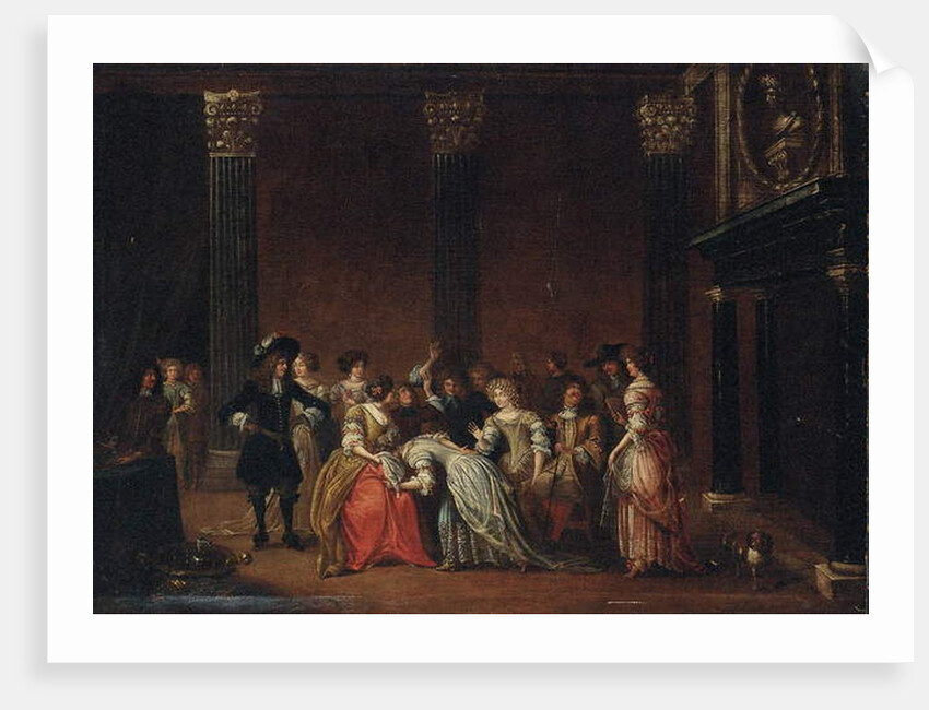 La Main Chaude by Hieronymus (circle of) Janssens