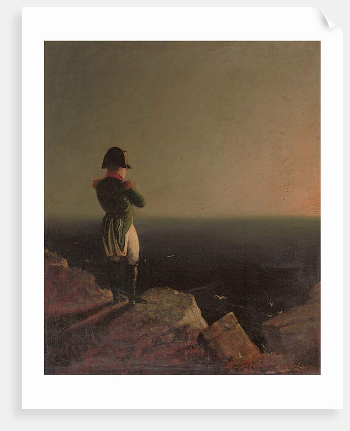 Napoleon Bonaparte Musing at St. Helena, 1841 by Benjamin Robert Haydon