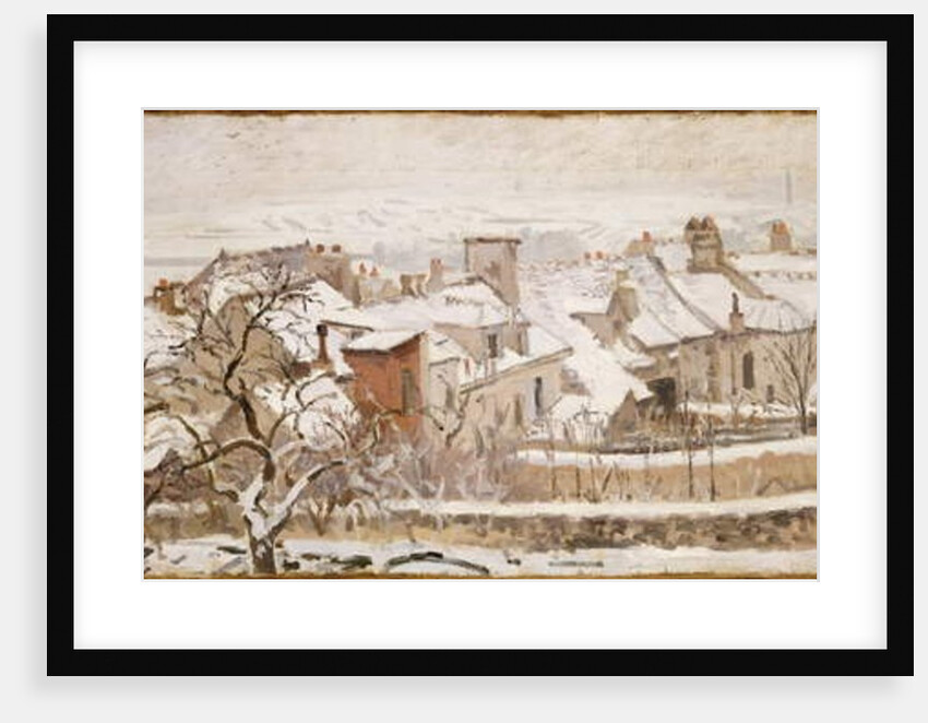 The Four Seasons: Winter, 1872 by Camille Pissarro