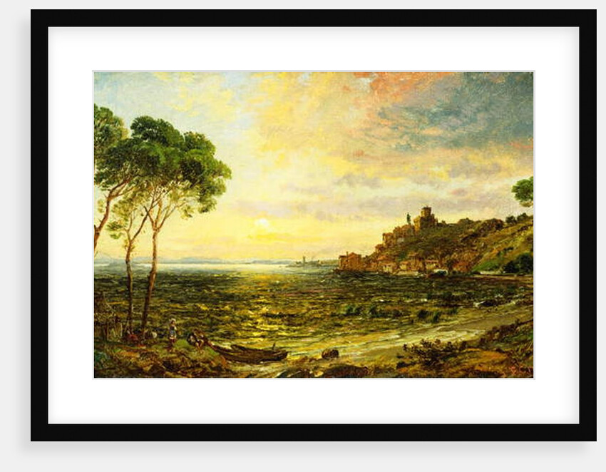 Sunset over Lake Thrasemine, 1887 by Jasper Francis Cropsey