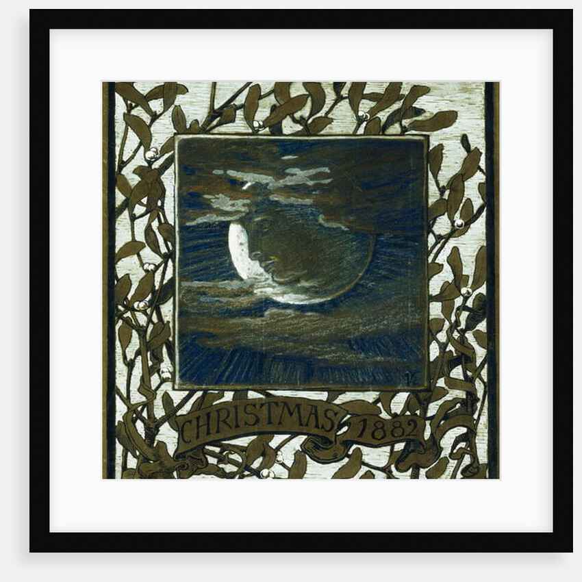 Luna, Christmas, 1882, 1882 by Elihu Vedder