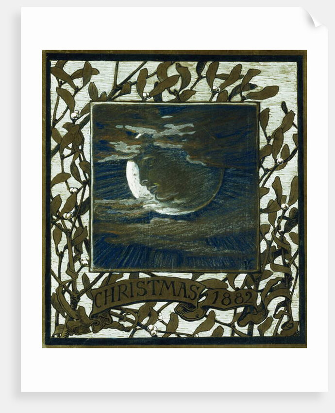 Luna, Christmas, 1882, 1882 by Elihu Vedder