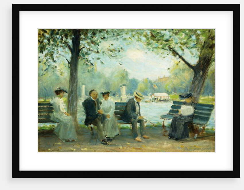 In the Public Gardens, Boston, 1904 by Arthur Clifton Goodwin