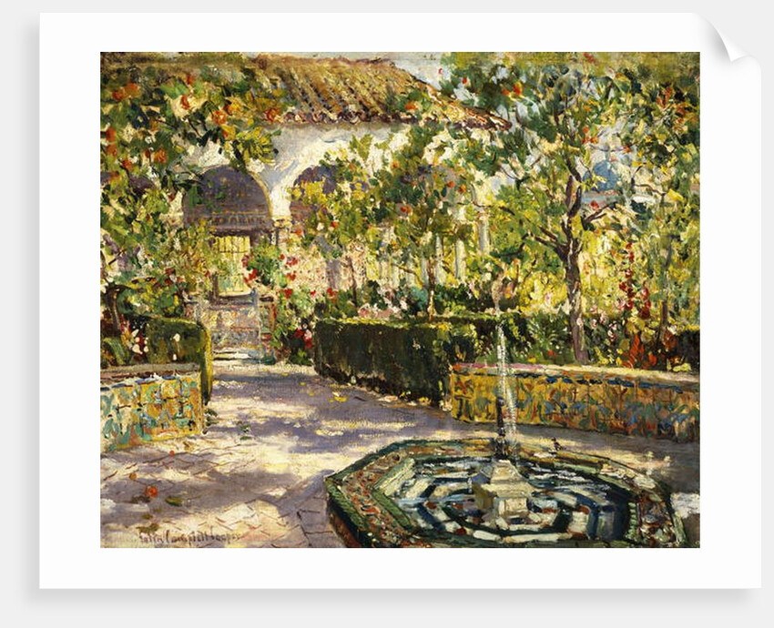 Alcazar Gardens, Seville by Colin Campbell Cooper
