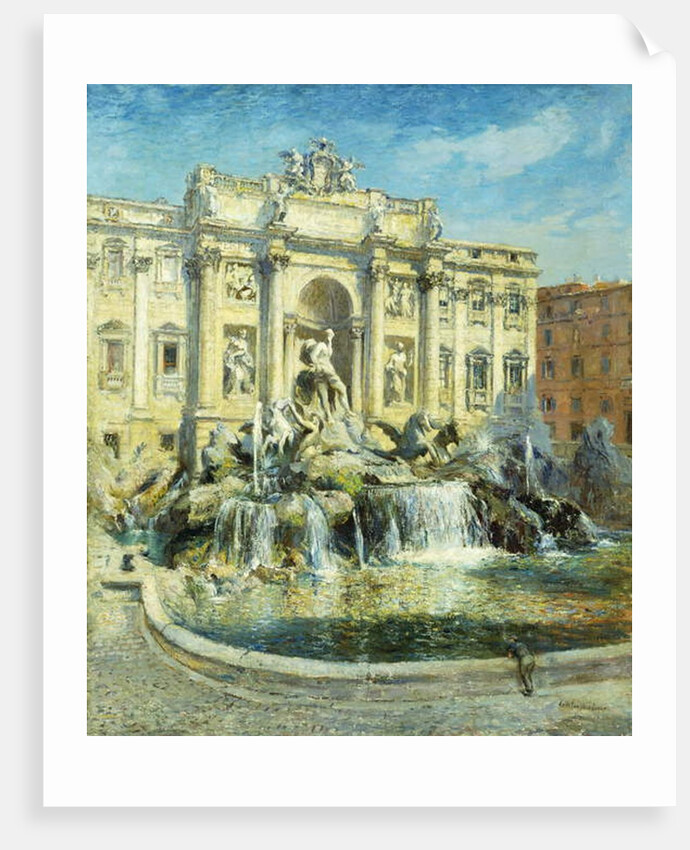 Trevi Fountain, Rome by Colin Campbell Cooper
