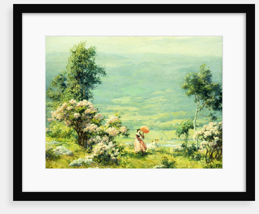 Pink Parasol, 1927 by Charles Courtney Curran