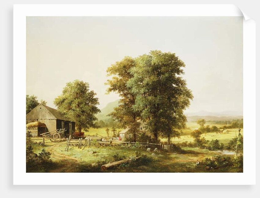Summer Farm Scene, 1862 by George Henry Durrie
