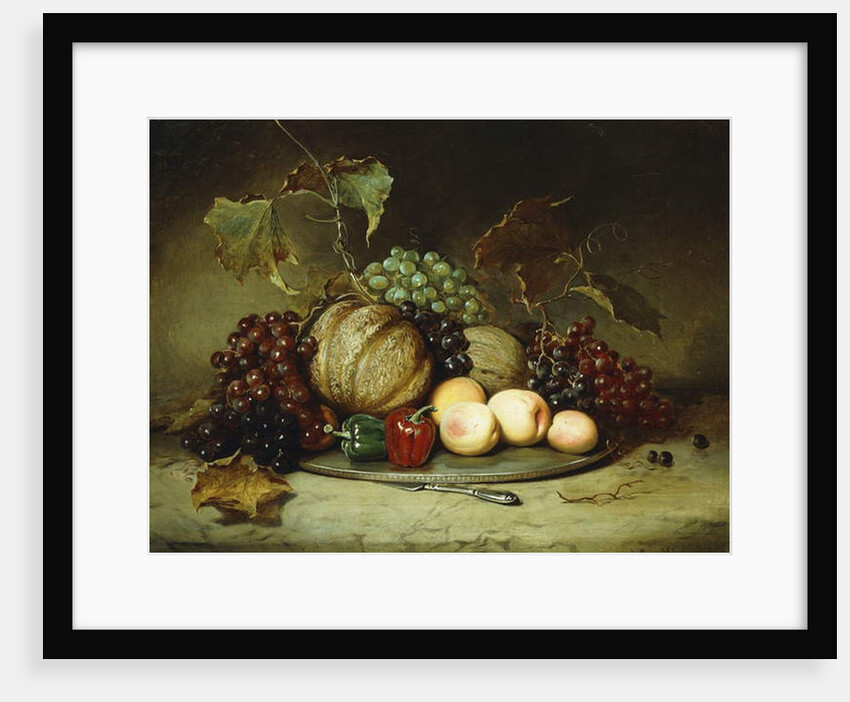 Bountiful Still Life, 1855 by Hugh Newell