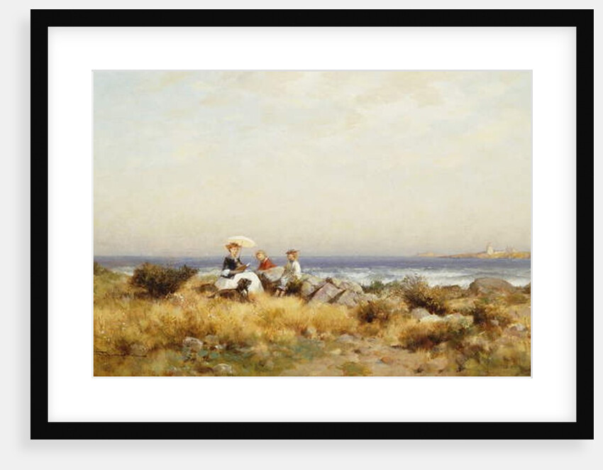 Reading by the Sea by Alfred Wordsworth Thompson