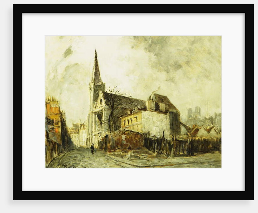 Cathedral in Paris by Frank Myers Boggs