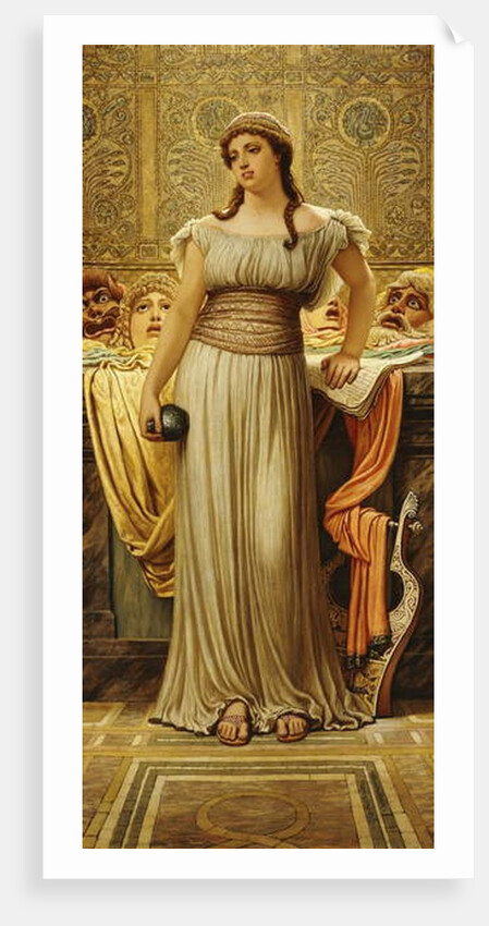 The Greek Actor's Daughter, 1875 by Elihu Vedder