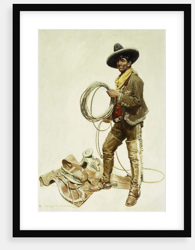 Mexican Cowboy, by William Herbert 'Buck' Dunton
