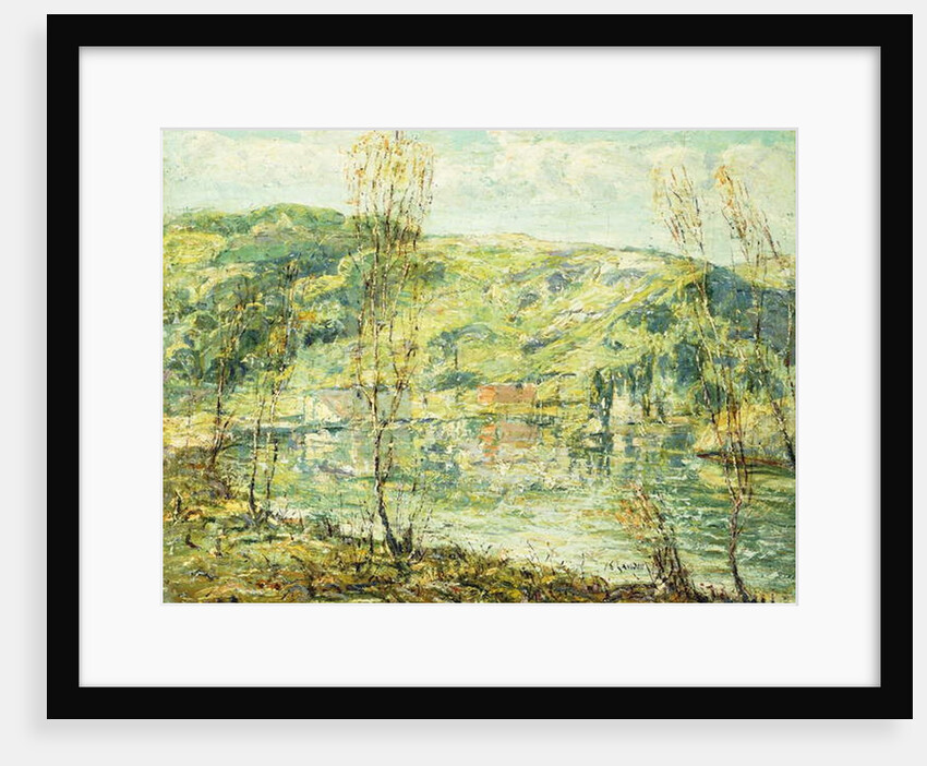 Lake Reflections by Ernest Lawson