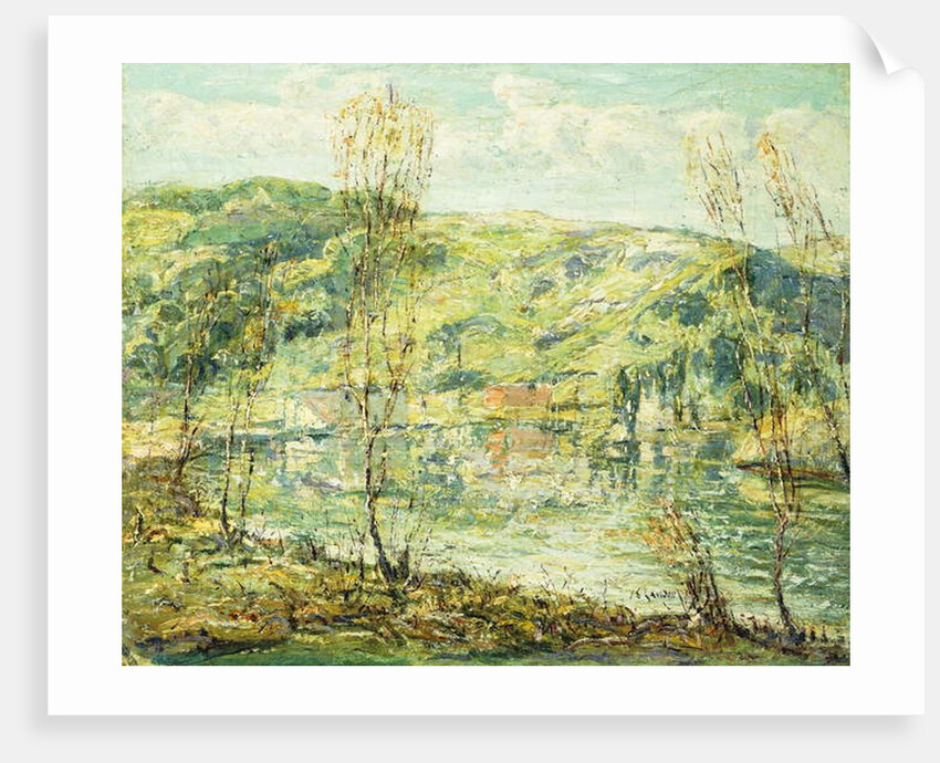 Lake Reflections by Ernest Lawson