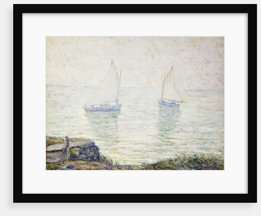 Sailboats by Ernest Lawson