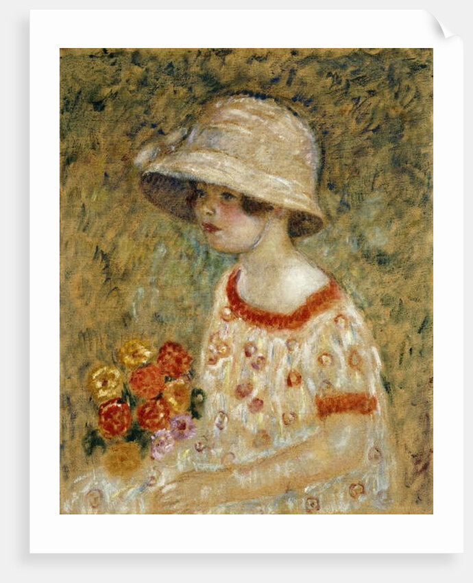 Portrait of Frances Kilmer by Frederick Carl Frieseke