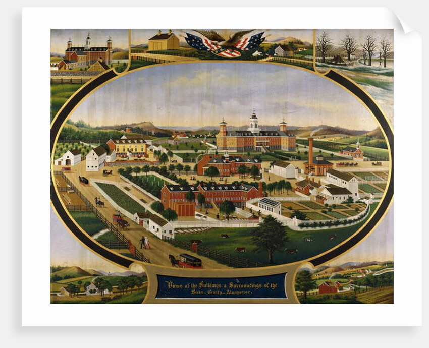 Views of the Buildings and Surroundings of the Berks County Almshouse by John Rasmussen