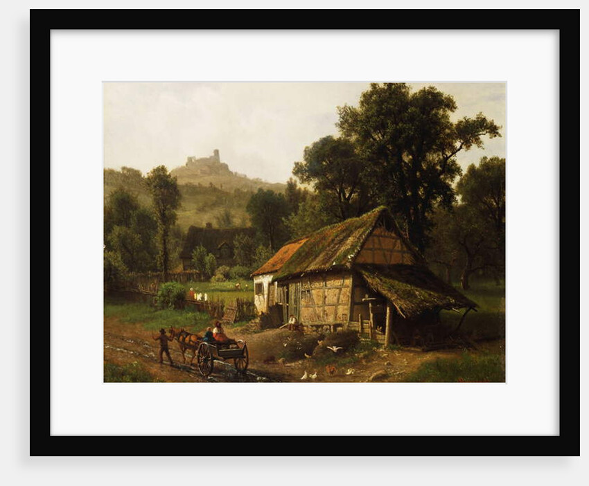 In the Foothills, 1861 by Albert Bierstadt