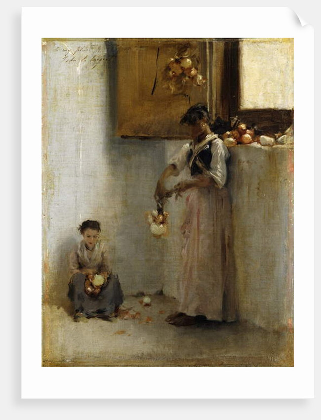 Stringing Onions, c.1882 by John Singer Sargent