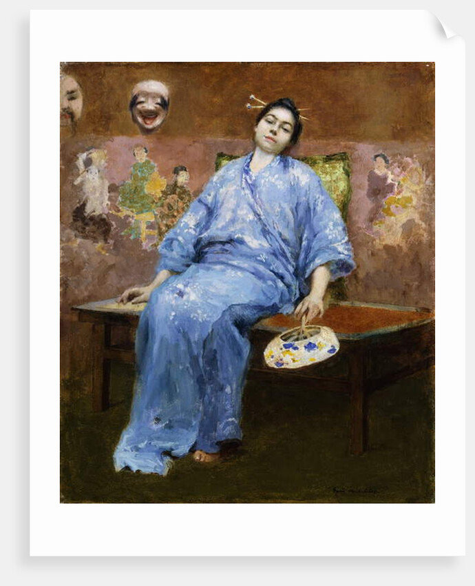 Geisha at Rest by Julius Gari Melchers