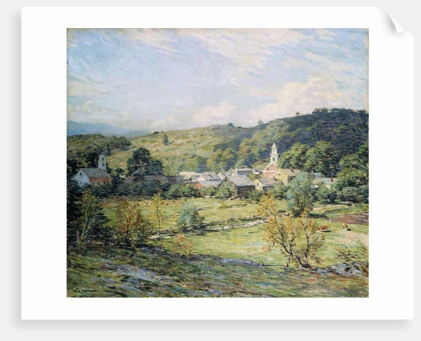 September Morning, Plainfield, New Hampshire by Willard Leroy Metcalf