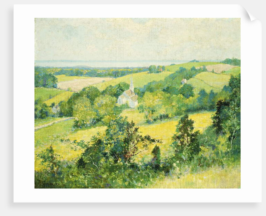 New England Hills, 1901 by Robert William Vonnoh
