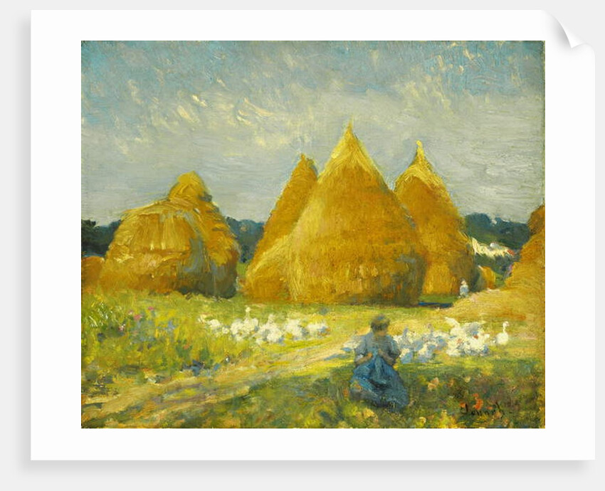 Gathering Geese, by Robert William Vonnoh