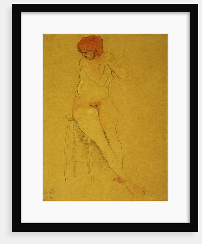 Seated Nude, 1912 by Charles Demuth