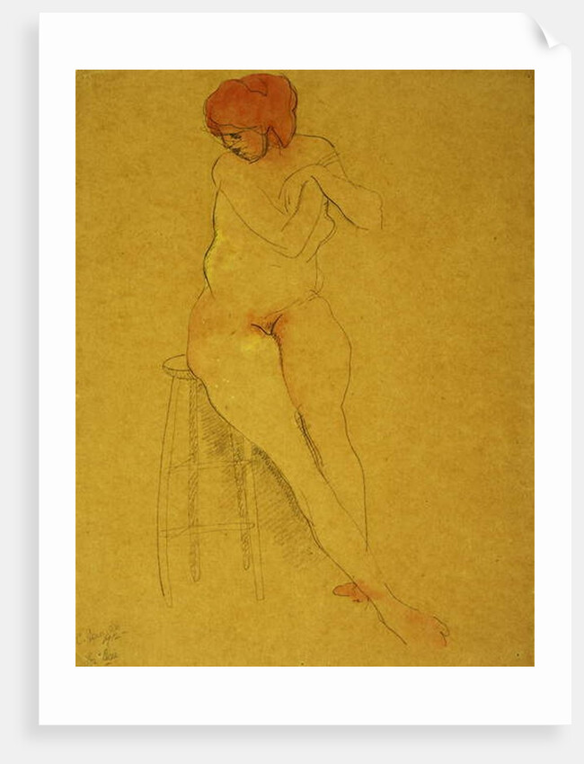 Seated Nude, 1912 by Charles Demuth