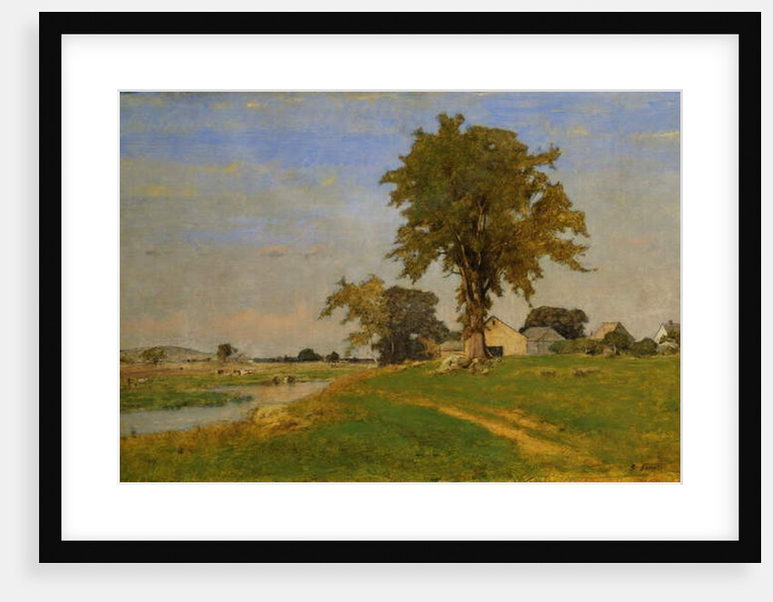 Old Elm at Medfield, 1860 by George Snr. Inness