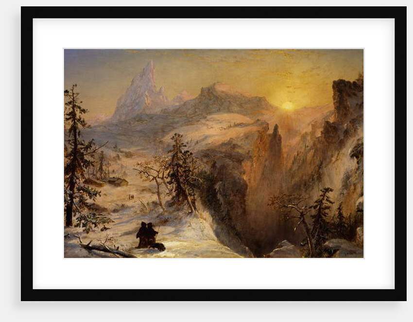 Winter in Switzerland, 1860 by Jasper Francis Cropsey