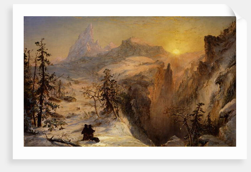 Winter in Switzerland, 1860 by Jasper Francis Cropsey