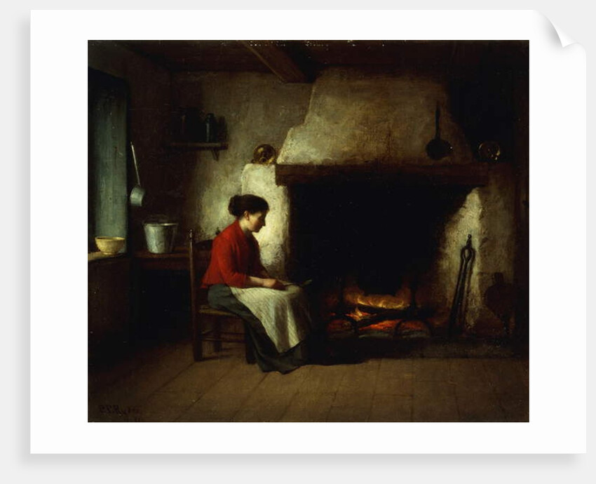 By the Hearth, 1881 by Platt Powell Ryder