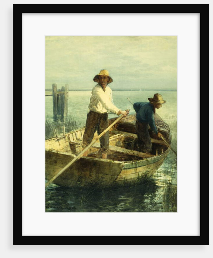 Pushing Off by Edward Moran