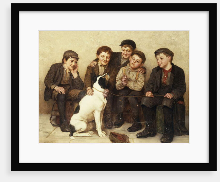 In Good Hands, 1909 by John George Brown