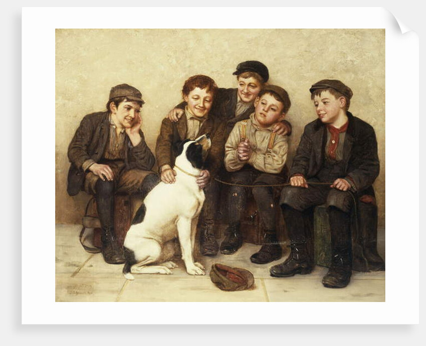 In Good Hands, 1909 by John George Brown