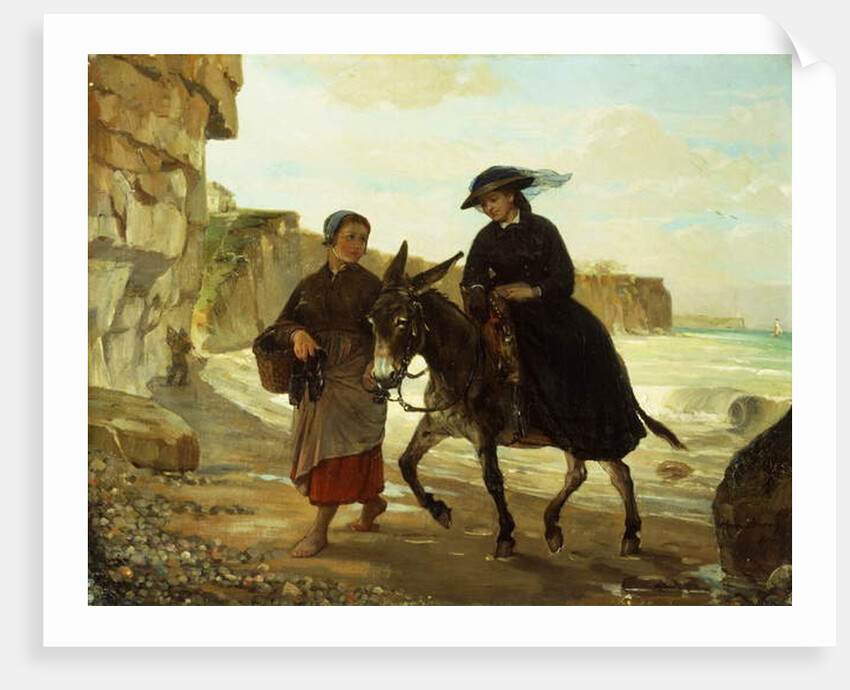 The Tourist and the Fisherwoman, 1870 by Henry Bacon