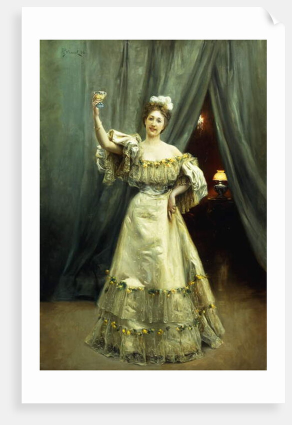 A Toast, 1896 by Julius Leblanc Stewart