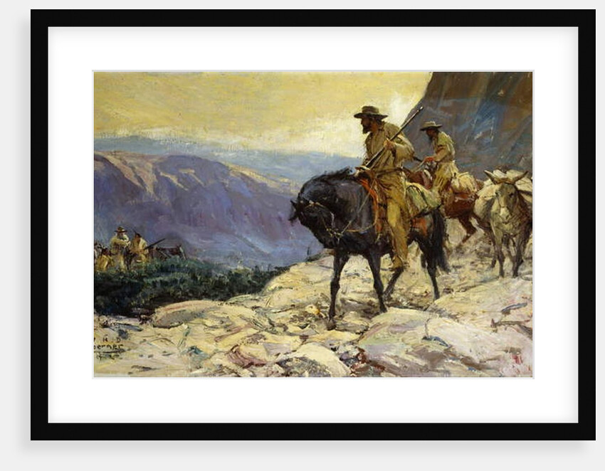 Hunters and Packmules, 1922 by William Henry Dethlef Koerner
