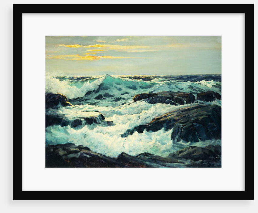 Surf and Headlands by Frederick Judd Waugh