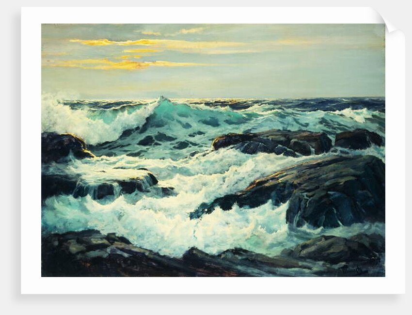 Surf and Headlands by Frederick Judd Waugh