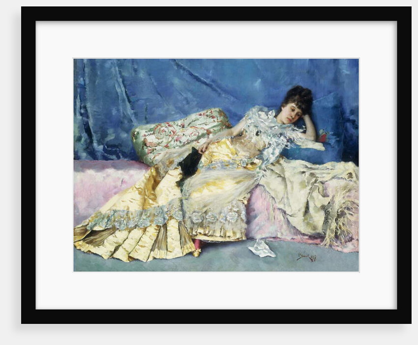 Lady on a Divan, 1877 by Julius Leblanc Stewart