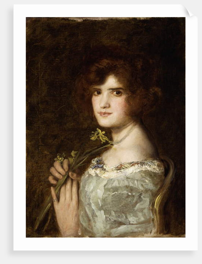 Neva Palmer, 1914 by August Franzen