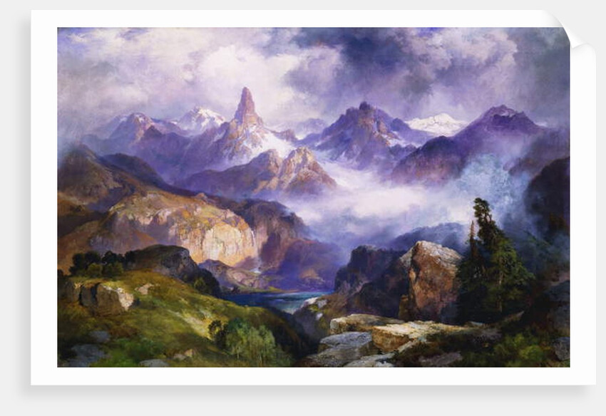 Index Peak, Yellowstone National Park, 1914 by Thomas Moran