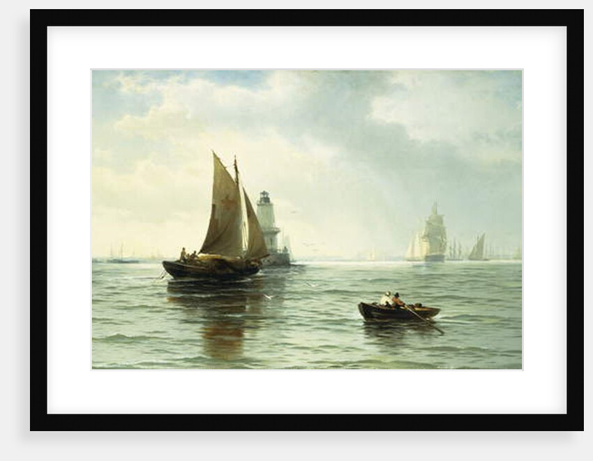 Around the Lighthouse by Edward Moran