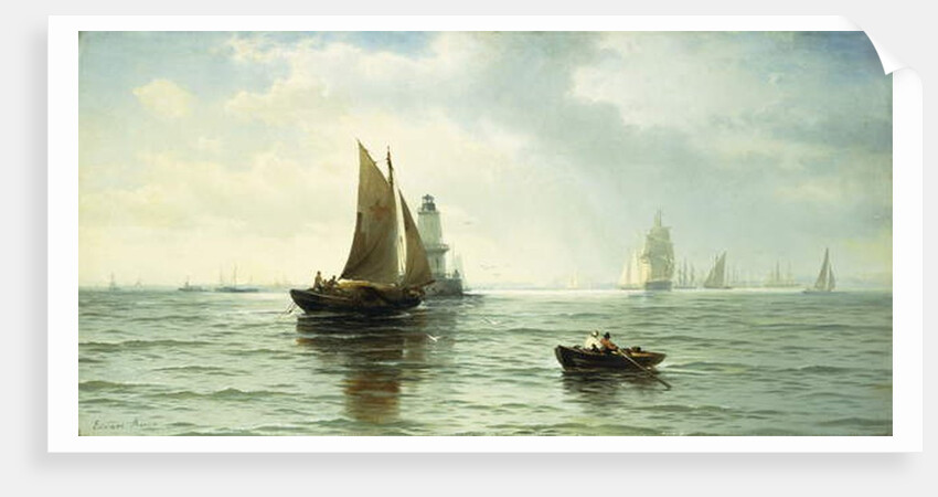 Around the Lighthouse by Edward Moran