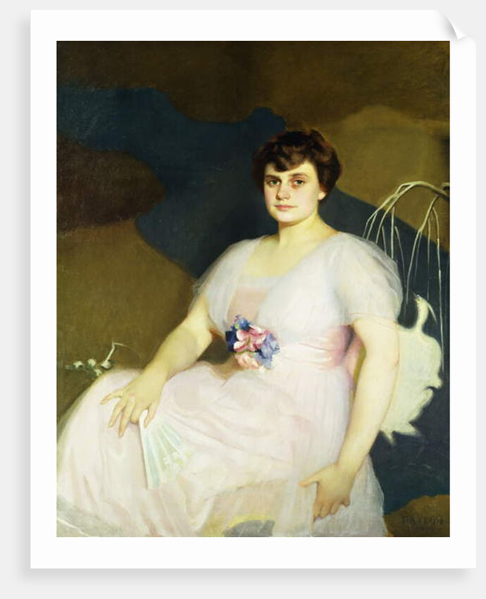 Portrait of Charlotte Parker Milne, 1916 by William McGregor Paxton