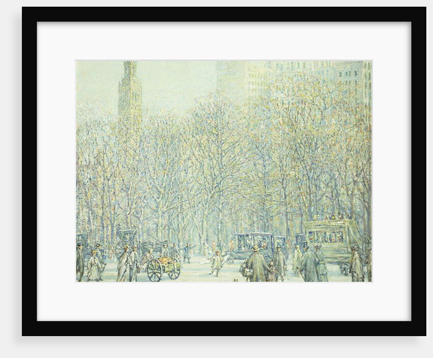 Winter in New York by F. Usher de Voll